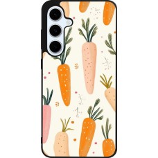 Coque Samsung Galaxy S24 FE - Silicone rigide noir Easter 2026 Illustration carrots