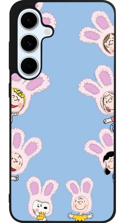 Coque Samsung Galaxy S24 FE - Silicone rigide noir Easter 2026 Snoopy