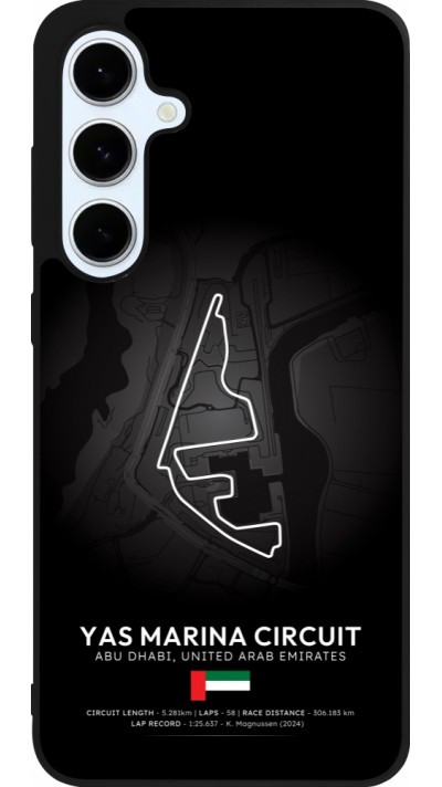 Coque Samsung Galaxy S24 FE - Silicone rigide noir F1 Track 2025 Abu Dhabi