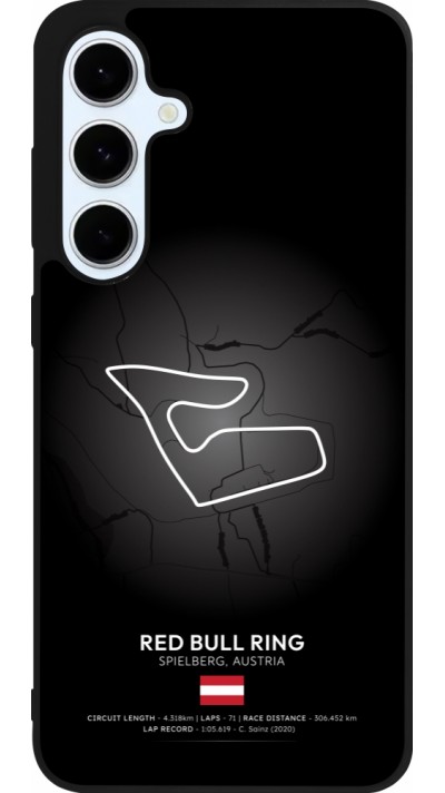 Coque Samsung Galaxy S24 FE - Silicone rigide noir F1 Track 2025 Austria