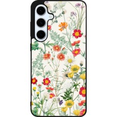 Coque Samsung Galaxy S24 FE - Silicone rigide noir Flora Botanical Wildlife