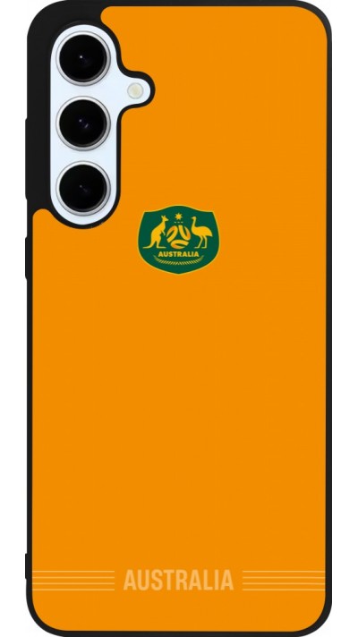 Samsung Galaxy S24 FE Case Hülle - Silikon schwarz Australien 2026 personalisierbares Fussballtrikot