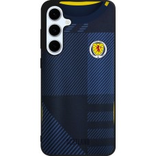 Coque Samsung Galaxy S24 FE - Silicone rigide noir Maillot de football Ecosse personnalisable
