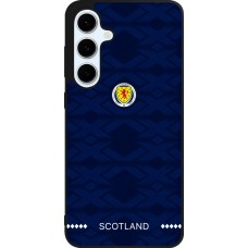 Coque Samsung Galaxy S24 FE - Silicone rigide noir Maillot de football Ecosse 2026 personnalisable
