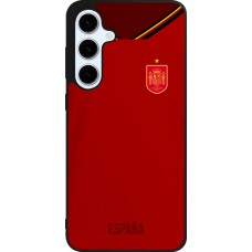 Samsung Galaxy S24 FE Case Hülle - Silikon schwarz Spanien 2022 personalisierbares Fußballtrikot