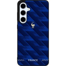 Coque Samsung Galaxy S24 FE - Silicone rigide noir Maillot de football France 2026 personnalisable