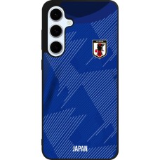 Coque Samsung Galaxy S24 FE - Silicone rigide noir Maillot de football Japon 2022 personnalisable