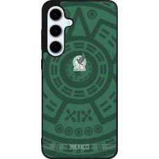 Coque Samsung Galaxy S24 FE - Silicone rigide noir Maillot de football Mexique 2026 personnalisable