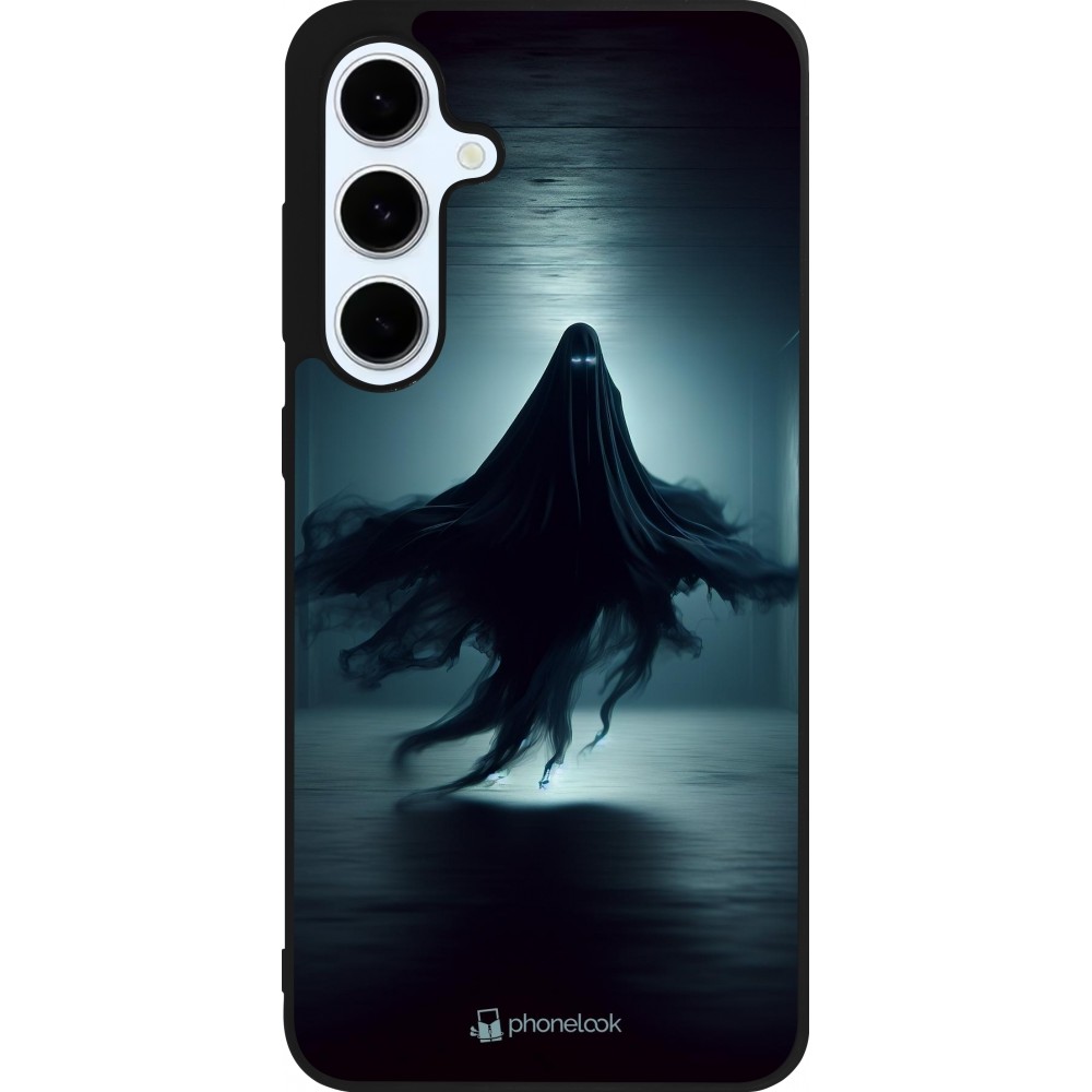 Coque Samsung Galaxy S24 FE - Silicone rigide noir Halloween 2024 Spectral Shadow