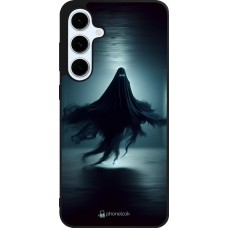 Coque Samsung Galaxy S24 FE - Silicone rigide noir Halloween 2024 Spectral Shadow