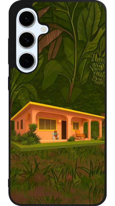 Samsung Galaxy S24 FE Case Hülle - Silikon schwarz Benitos house DTMF