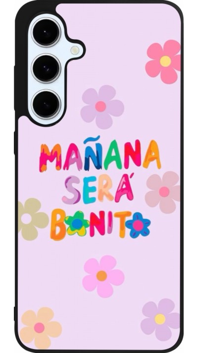 Samsung Galaxy S24 FE Case Hülle - Silikon schwarz Karol G Manana sera bonito