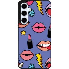 Samsung Galaxy S24 FE Case Hülle - Silikon schwarz Lips and lipgloss
