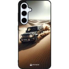 Coque Samsung Galaxy S24 FE - Silicone rigide noir Mercedes G Drift Desert