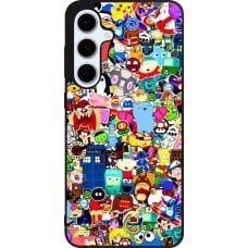 Samsung Galaxy S24 FE Case Hülle - Silikon schwarz Mixed cartoons