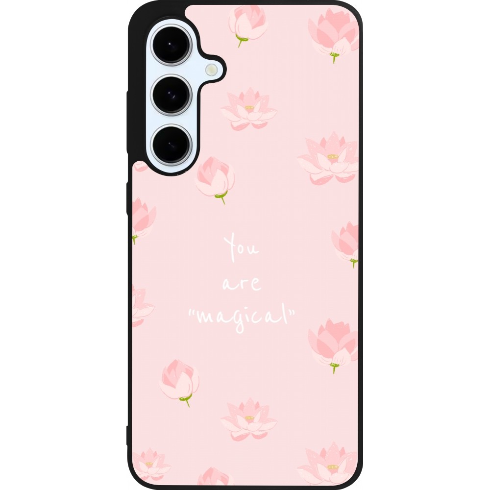 Samsung Galaxy S24 FE Case Hülle - Silikon schwarz Mom 2023 your are magical