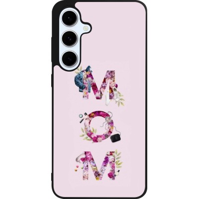 Samsung Galaxy S24 FE Case Hülle - Silikon schwarz Mom 2024 girly mom