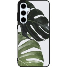 Samsung Galaxy S24 FE Case Hülle - Silikon schwarz Monstera Plant