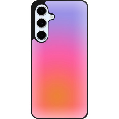Samsung Galaxy S24 FE Case Hülle - Silikon schwarz Orange Pink Blue Gradient