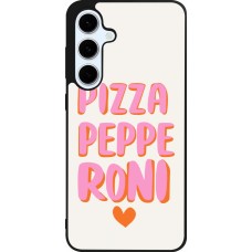 Samsung Galaxy S24 FE Case Hülle - Silikon schwarz Pizza pepperoni 2026