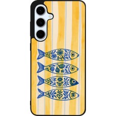 Coque Samsung Galaxy S24 FE - Silicone rigide noir Portuguese fish 2026