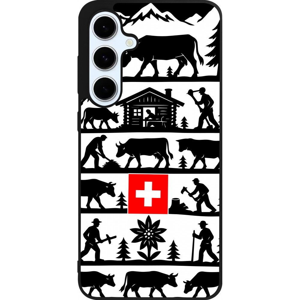 Samsung Galaxy S24 FE Case Hülle - Silikon schwarz Poya Schweiz 1