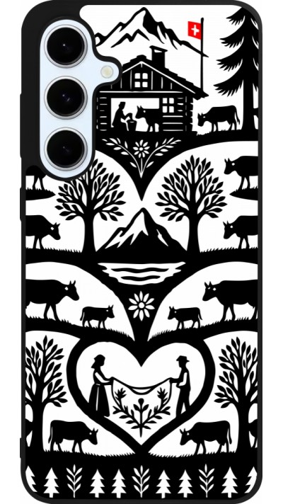 Samsung Galaxy S24 FE Case Hülle - Silikon schwarz Poya Schweiz 2