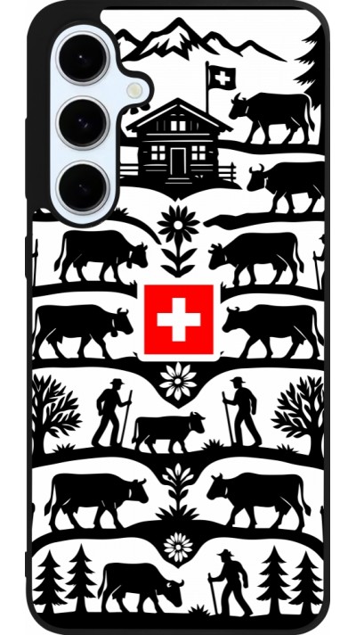 Samsung Galaxy S24 FE Case Hülle - Silikon schwarz Poya Schweiz 3