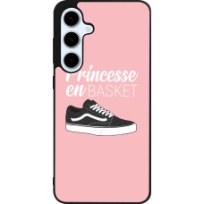 Samsung Galaxy S24 FE Case Hülle - Silikon schwarz princesse en basket