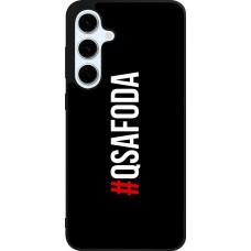 Coque Samsung Galaxy S24 FE - Silicone rigide noir Qsafoda 1