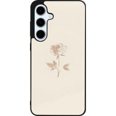 Samsung Galaxy S24 FE Case Hülle - Silikon schwarz Rosa Sand Minimalistisch