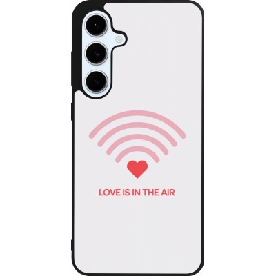 Samsung Galaxy S24 FE Case Hülle - Silikon schwarz Saint Valentines Day 26 Love is in the air