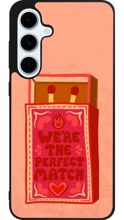 Samsung Galaxy S24 FE Case Hülle - Silikon schwarz Saint Valentines Day 26 Perfect Match