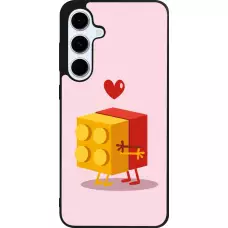 Samsung Galaxy S24 FE Case Hülle - Silikon schwarz Saint Valentines Day 26 Puzzle