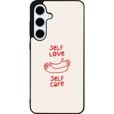 Samsung Galaxy S24 FE Case Hülle - Silikon schwarz Saint Valentines Day 26 Self love self care