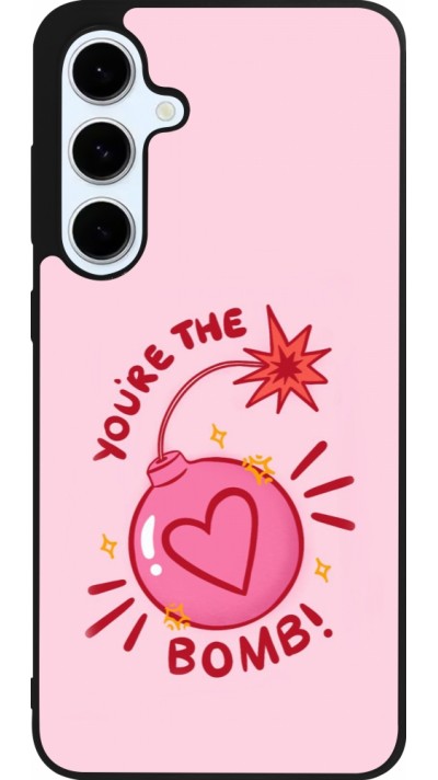 Samsung Galaxy S24 FE Case Hülle - Silikon schwarz Saint Valentines Day 26 You are the bomb