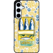 Coque Samsung Galaxy S24 FE - Silicone rigide noir Sardines in oil 2026