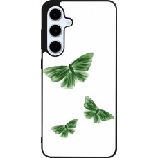 Samsung Galaxy S24 FE Case Hülle - Silikon schwarz Butterflies Spring 2026