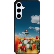 Coque Samsung Galaxy S24 FE - Silicone rigide noir Hot air balloon Spring 2026