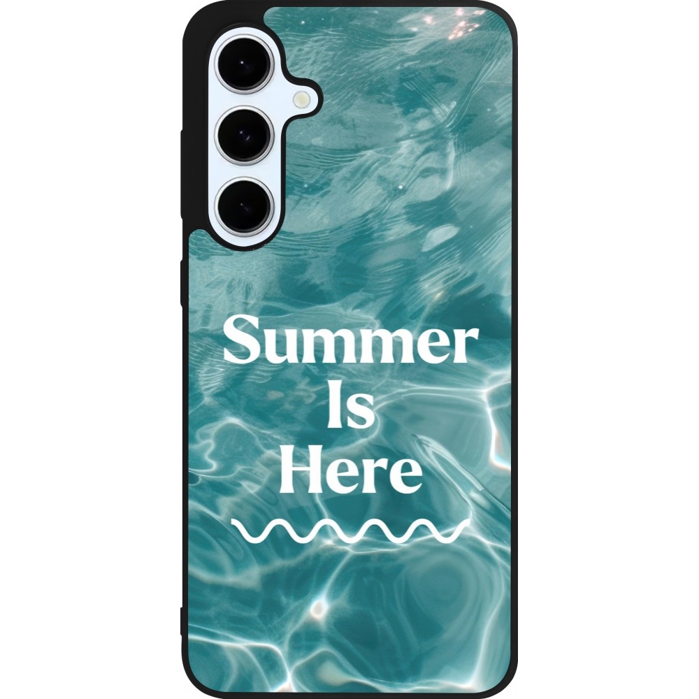 Coque Samsung Galaxy S24 FE - Silicone rigide noir Summer 2025 Summer is here