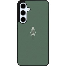 Coque Samsung Galaxy S24 FE - Silicone rigide noir Christmas 22 minimalist tree