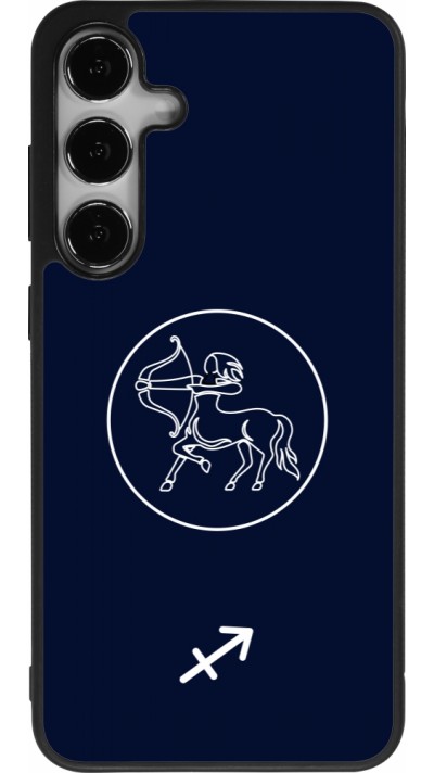 Coque Samsung Galaxy S24+ - Silicone rigide noir Astrologie Sagittaire