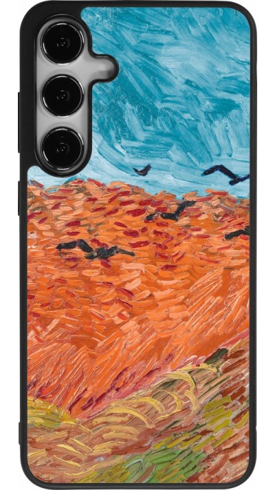 Samsung Galaxy S24+ Case Hülle - Silikon schwarz Autumn 22 Van Gogh style