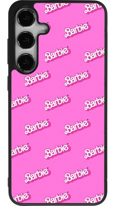 Samsung Galaxy S24+ Case Hülle - Silikon schwarz Barbie Pattern