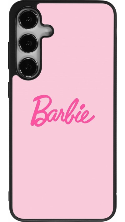 Samsung Galaxy S24+ Case Hülle - Silikon schwarz Barbie Text