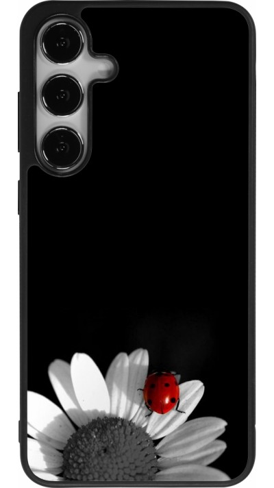 Coque Samsung Galaxy S24+ - Silicone rigide noir Black and white Cox