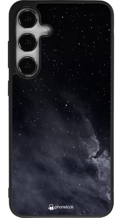 Coque Samsung Galaxy S24+ - Silicone rigide noir Black Sky Clouds