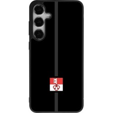 Coque Samsung Galaxy S24+ - Silicone rigide noir Canton OW noir