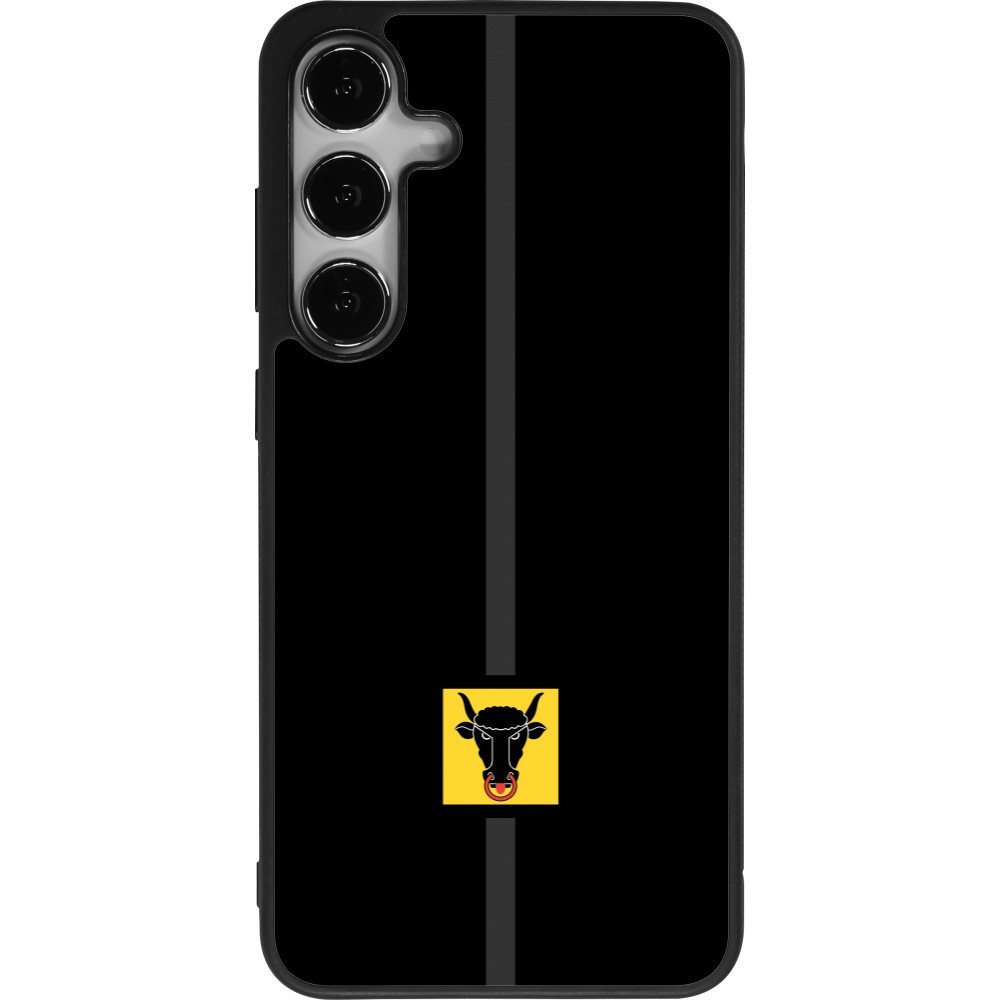 Coque Samsung Galaxy S24+ - Silicone rigide noir Canton UR noir