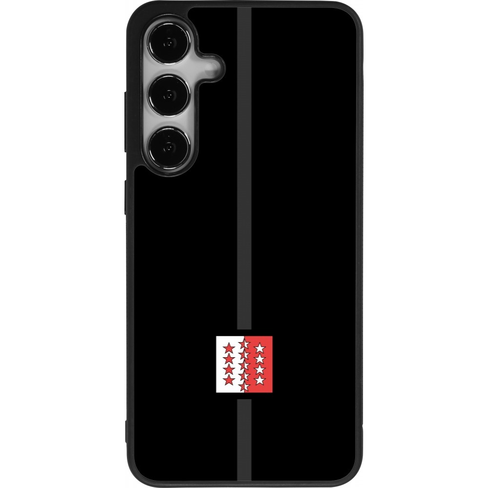 Coque Samsung Galaxy S24+ - Silicone rigide noir Canton VS noir